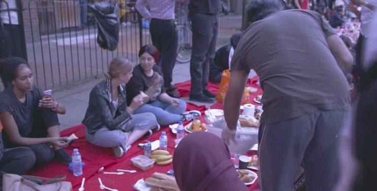 مسلمانی مسلمانان در حادثه گرنفل لندن + تصاویر