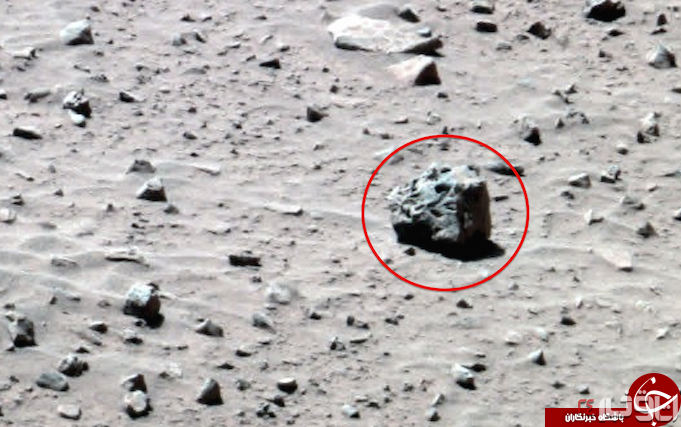کشف موجودی عجیب بر روی مریخ + تصویر