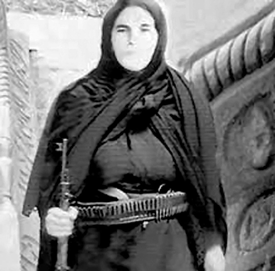 سردار مریم لر تنها سردار ایرانی + تصاویر