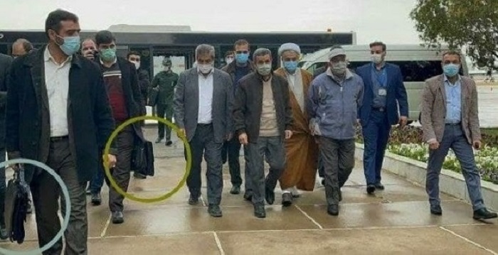 تصویر خاص امنیتی در سفر احمدی نژاد به سیسخت!