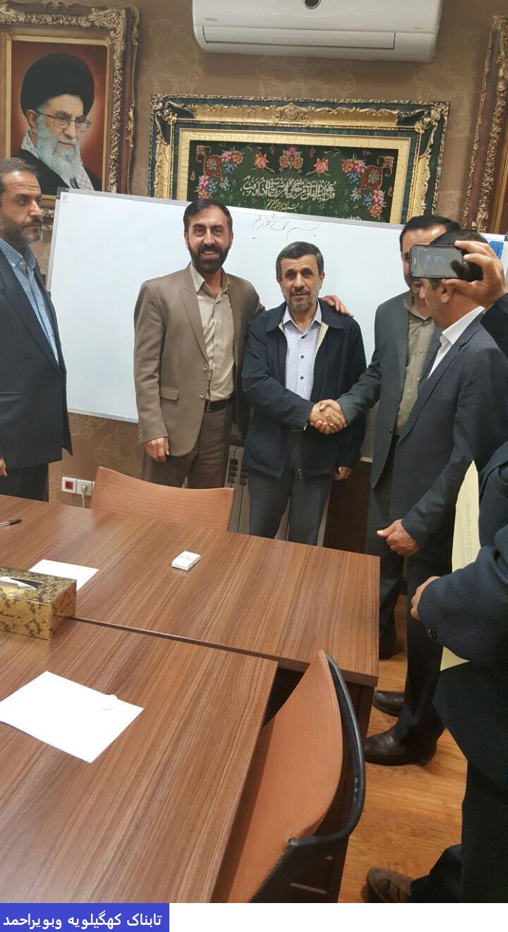 اولین خط و نشان انتخاباتی مدیران کهگیلویه ای احمدی نژاد + تصاویر