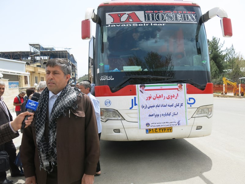 اعزام امدادگران کمیته امداد استان به مناطق جنگی ایلام