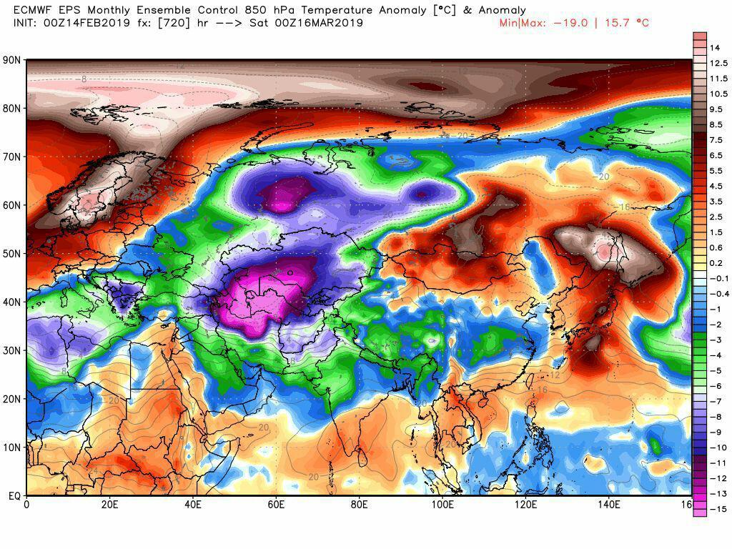 تحلیل تصاویر جدید از وضعیت هوا در ادامه سال زراعی