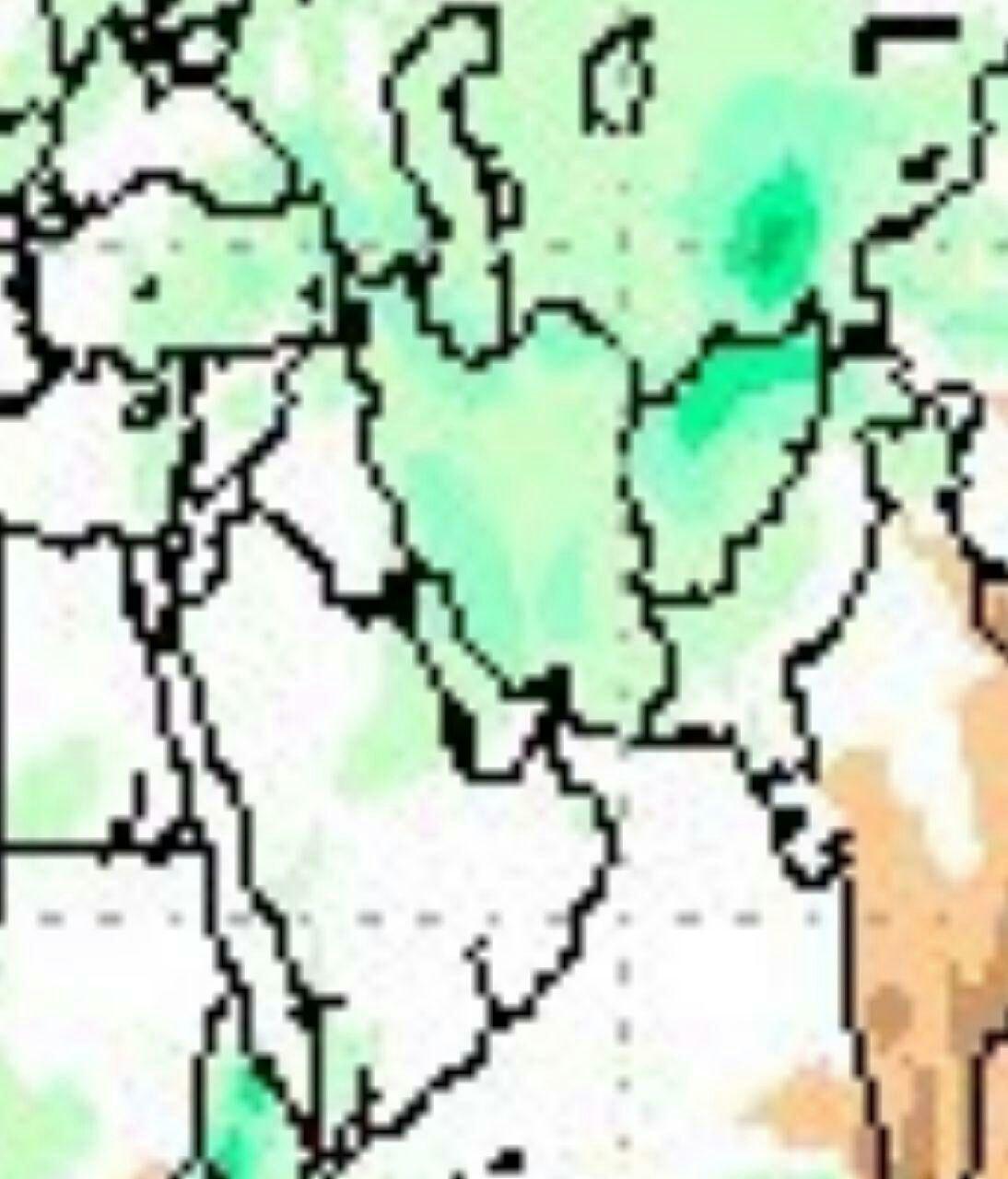 تحلیل تصاویر جدید از وضعیت هوا در ادامه سال زراعی