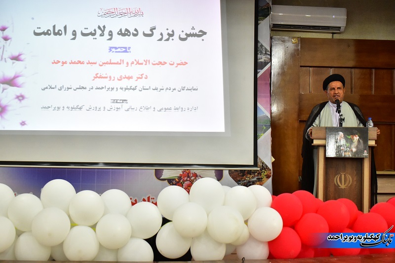 تحمل زجر‌ها توسط امیرالمومنین به قدرت امروز اسلام و تشیع منجر شد / تمجید موحد از آموزش و پرورش استان + فیلم اختصاصی