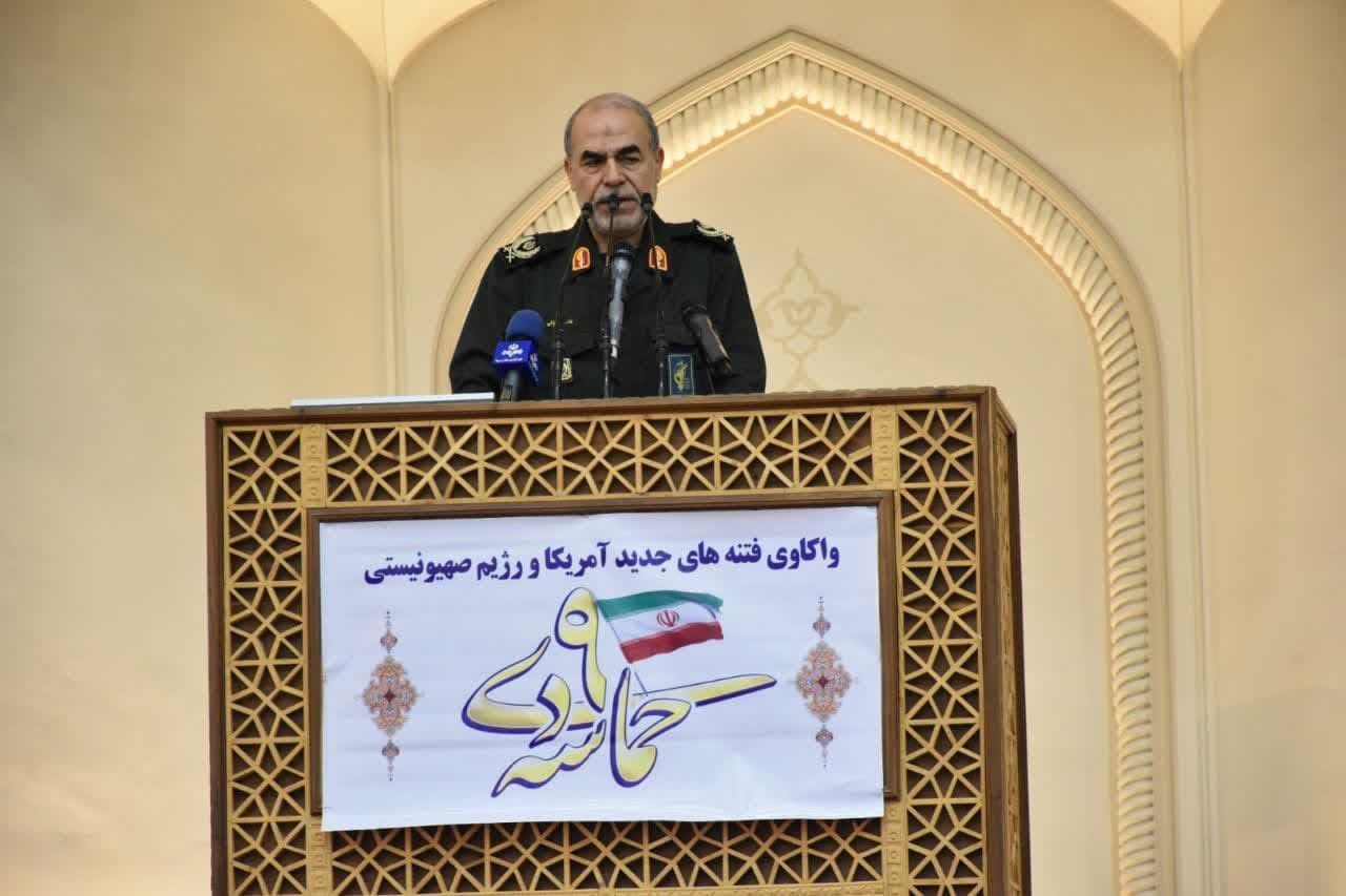 سردار جوانی: ۹ دی، حماسهای ماندگار و قله بصیرت انقلاب است/آنچه که نهم دی رخ داد، تنها از عهده ملت ایران برمیآمد