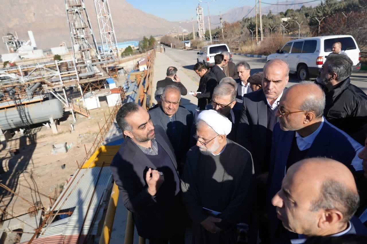 مقصد، شهرستان هرسین/بازدید از شرکت صنایع پتروشیمی کرمانشاه