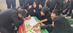 پیکر شهید امنیت «حسن تولی» در گالیکش تشییع شد
