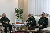دیدار جانشین فرمانده کل سپاه با خانواده شهید تازه تفحص‌شده گلستان