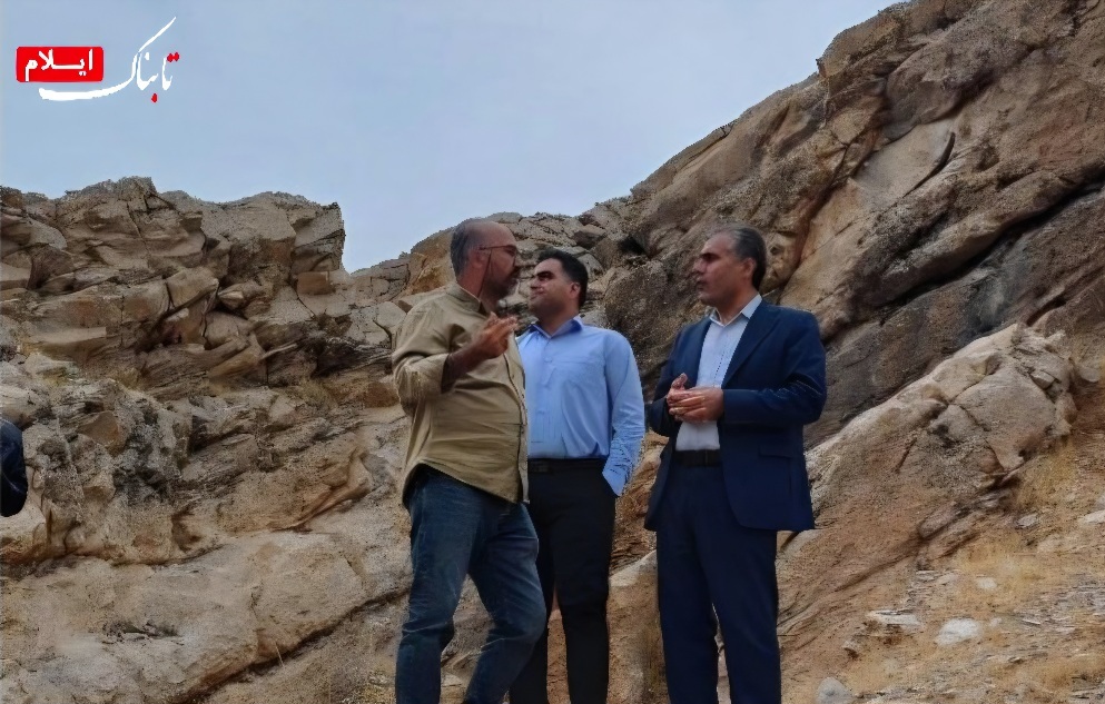 فرایند کاوش معادن سنگ هخامنشی آبدانان سرعت می گیرد